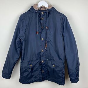 Obey Navy Blue Jacket Men's Size Medium
